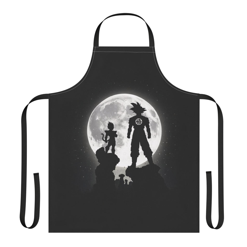 Silhouette Saiyan Moon Apron | Kitchen Apron