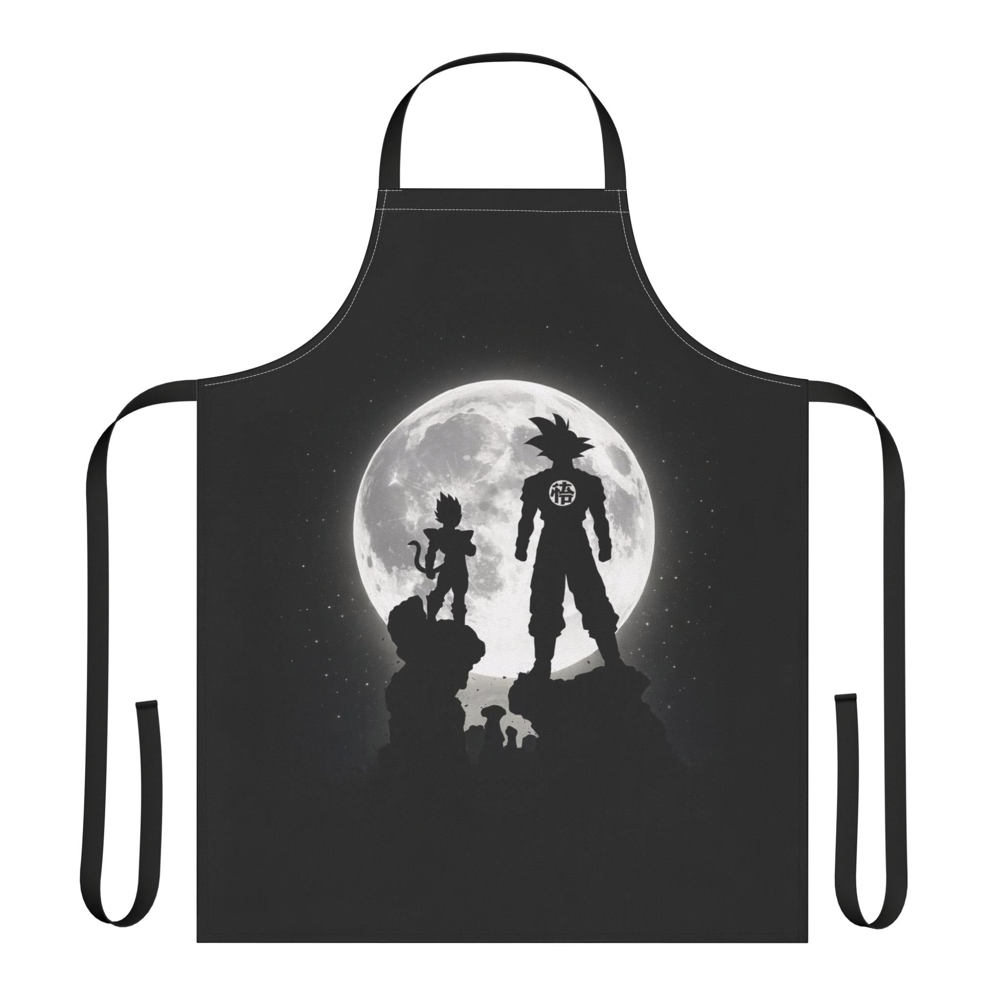 Silhouette Saiyan Moon Apron | Kitchen Apron