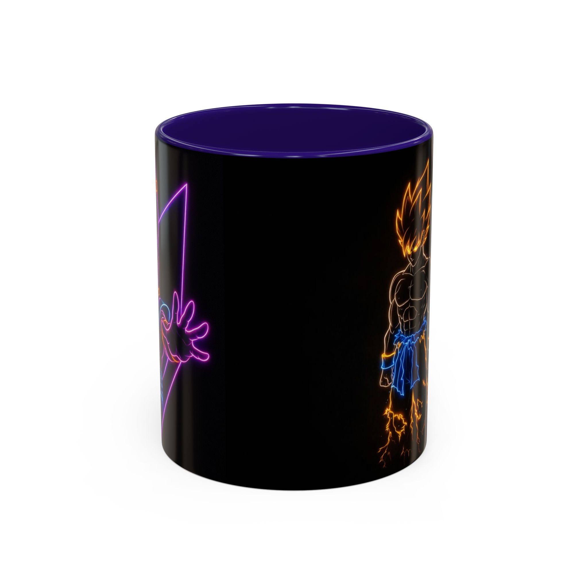 Neon Super Saiyan Mug | Colorful Coffee Cup