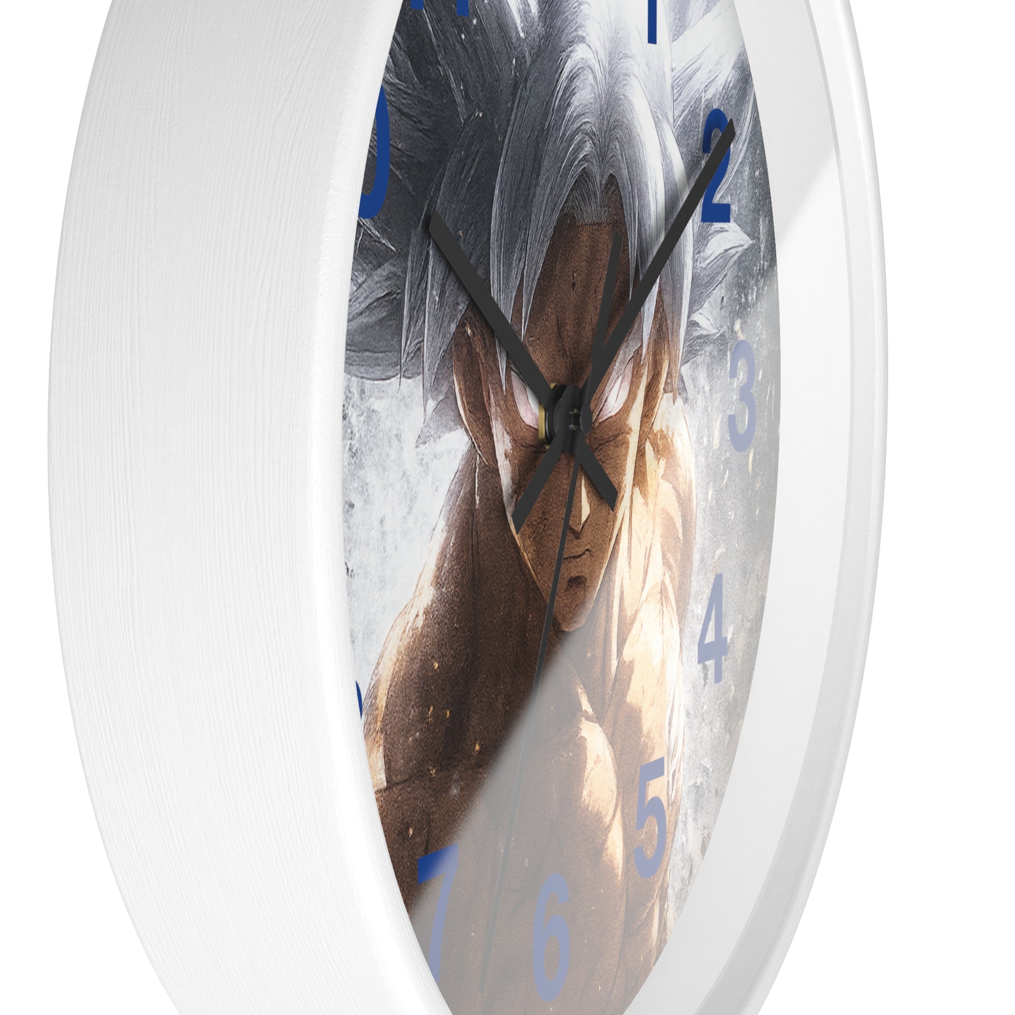 Ultra Instinct Anime Warrior Wall Clock | Illustrated Character Timepiece