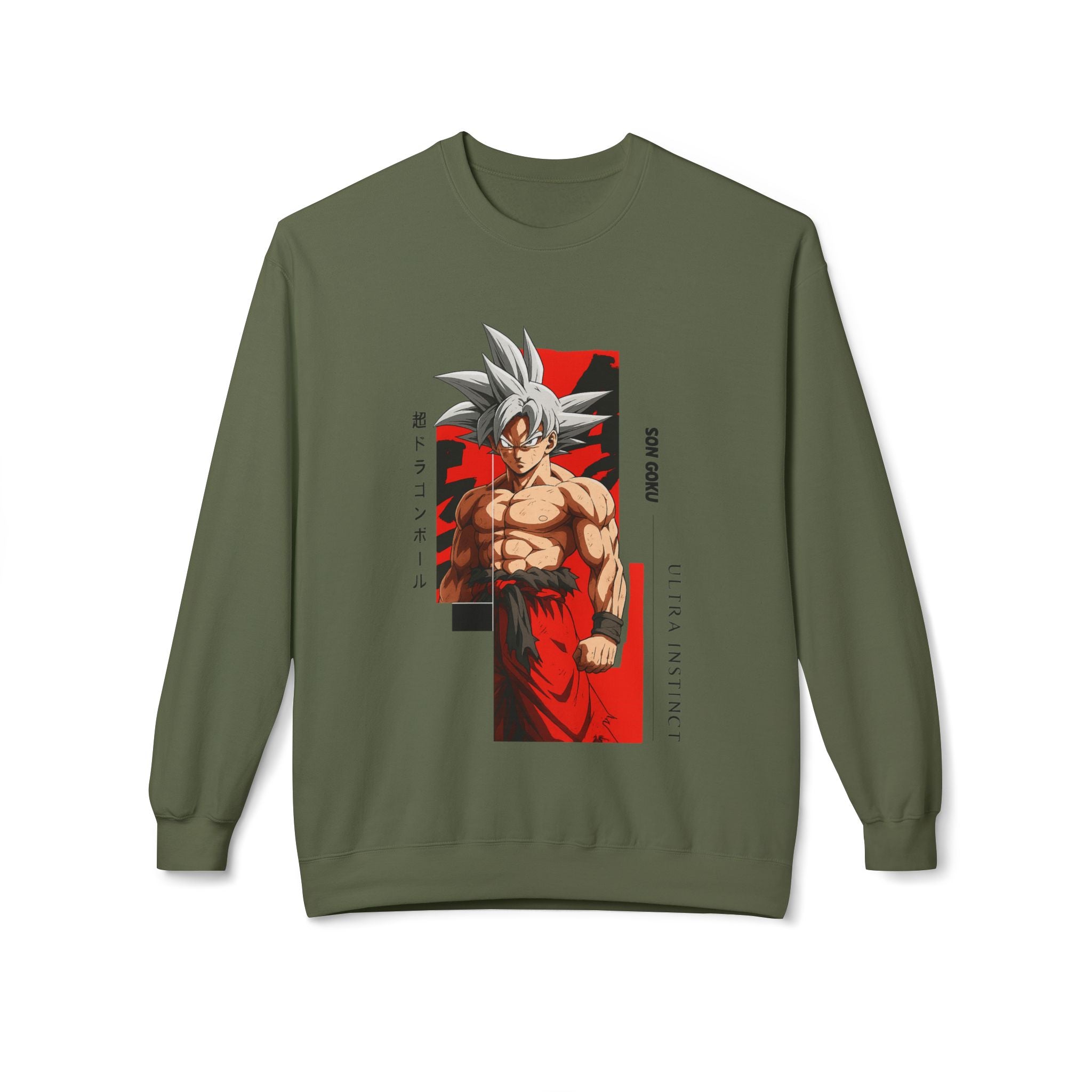 Ultra Instinct Anime Fighter Crewneck Sweatshirt | Martial Art Graphic