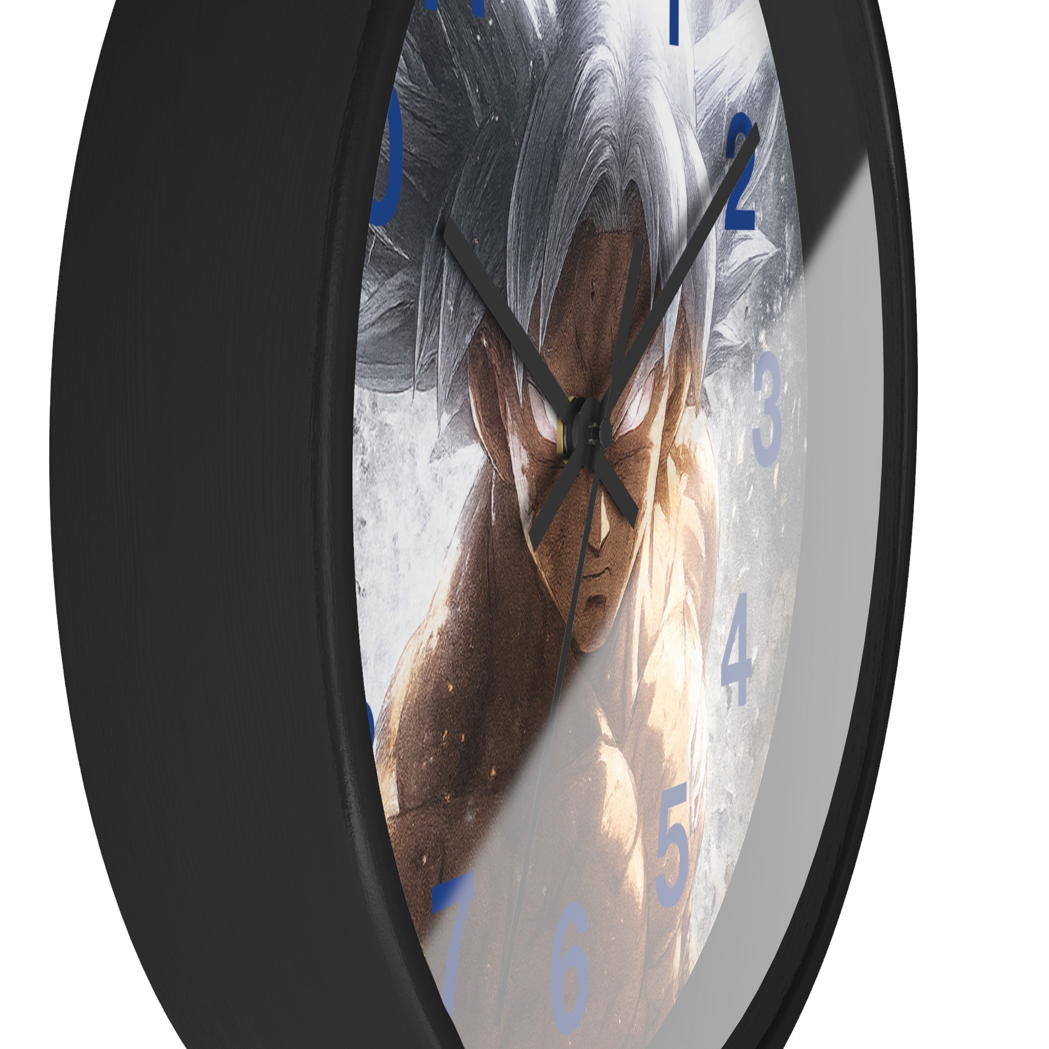 Ultra Instinct Anime Warrior Wall Clock | Illustrated Character Timepiece