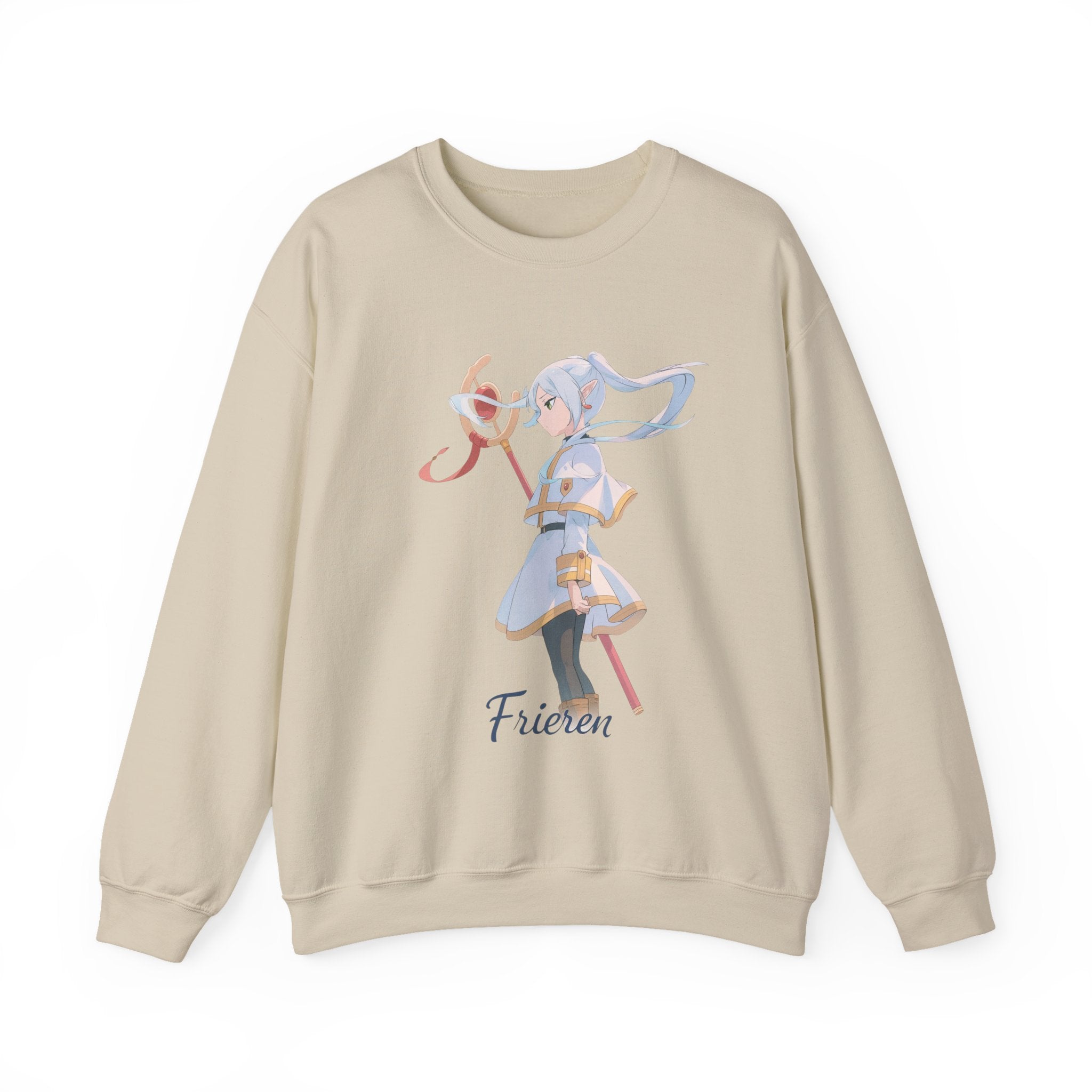 Chibi Anime Girl Illustration Sweatshirt | Pastel Magic Ribbon
