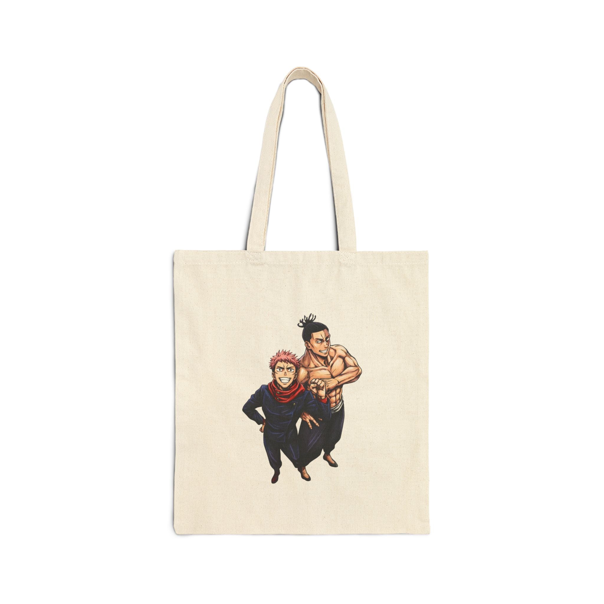 Anime Duo Illustration Tote Bag | Manga Panel Background