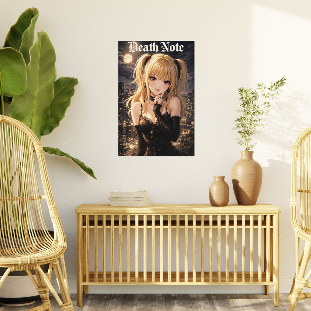 Foam Board - 'Death Note' Misa Anime Poster Foam Board