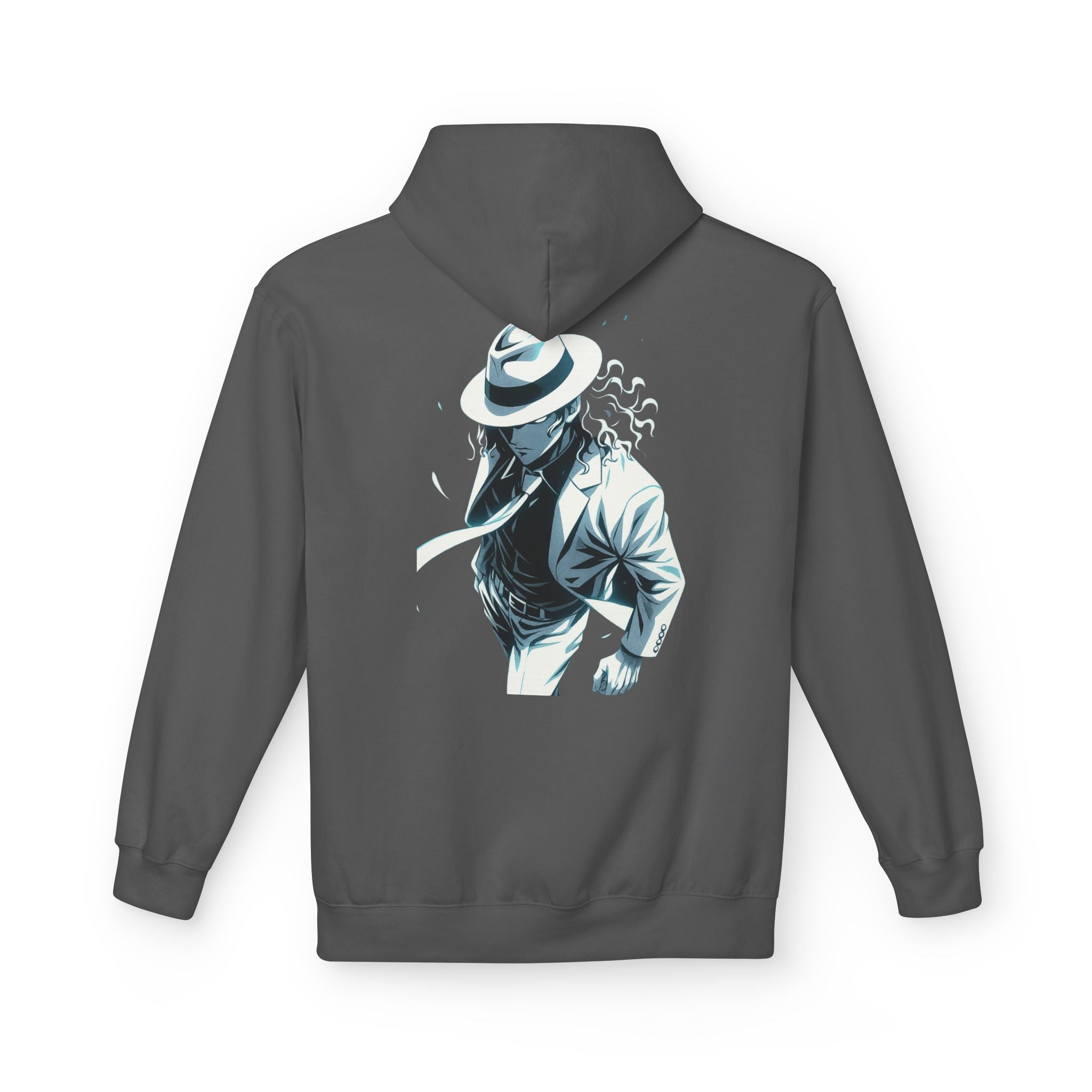 Stylish Unisex Fleece Hoodie with MUZAN Design, Perfect for Casual Wear, Gifts, Anime Fans, Cozy Layering, Unique Apparel