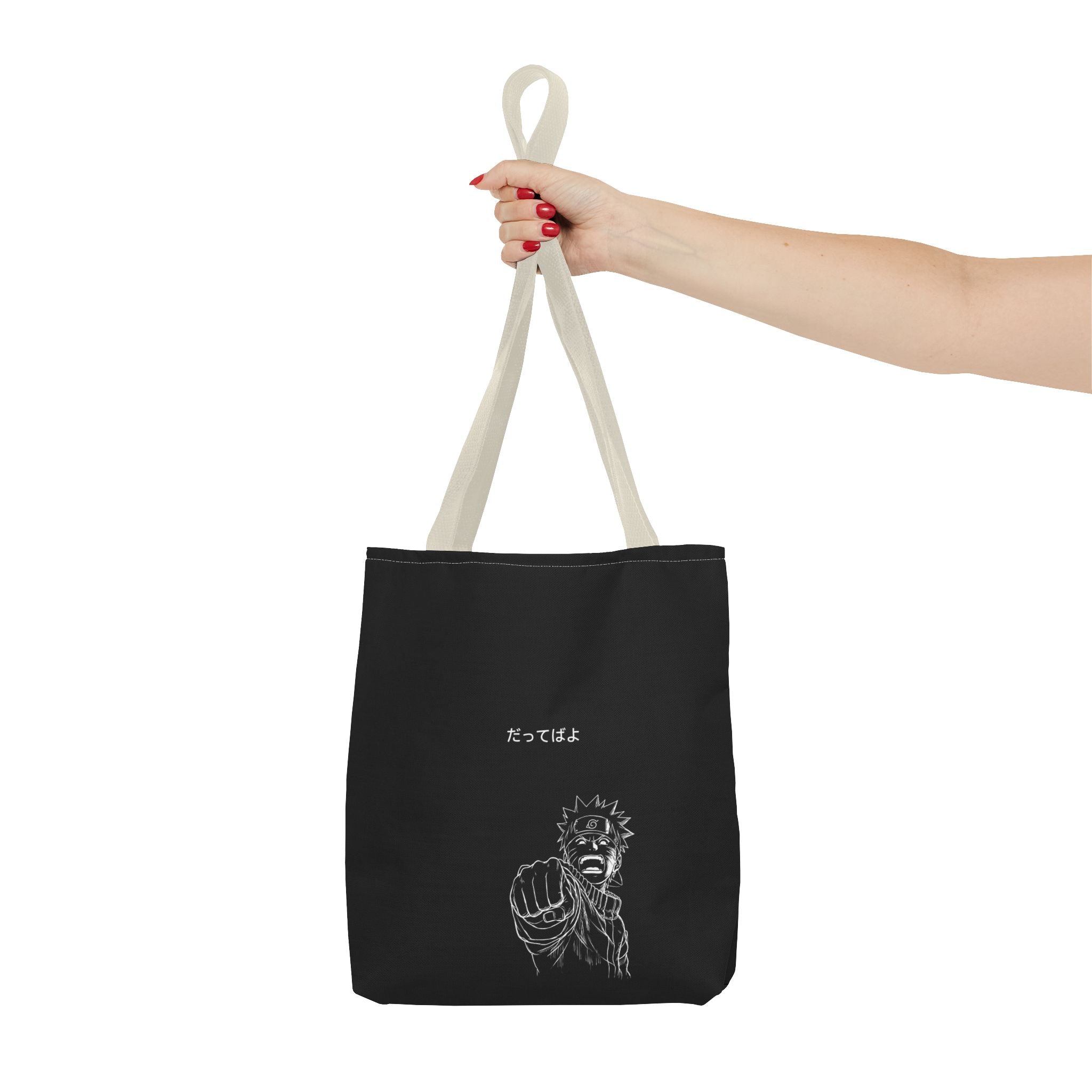 Manga Fist Character Tote Bag | Anime Graphic Tote