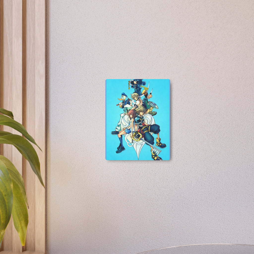 Anime Adventure Characters Metal Art Sign | Decorative Wall Plaque