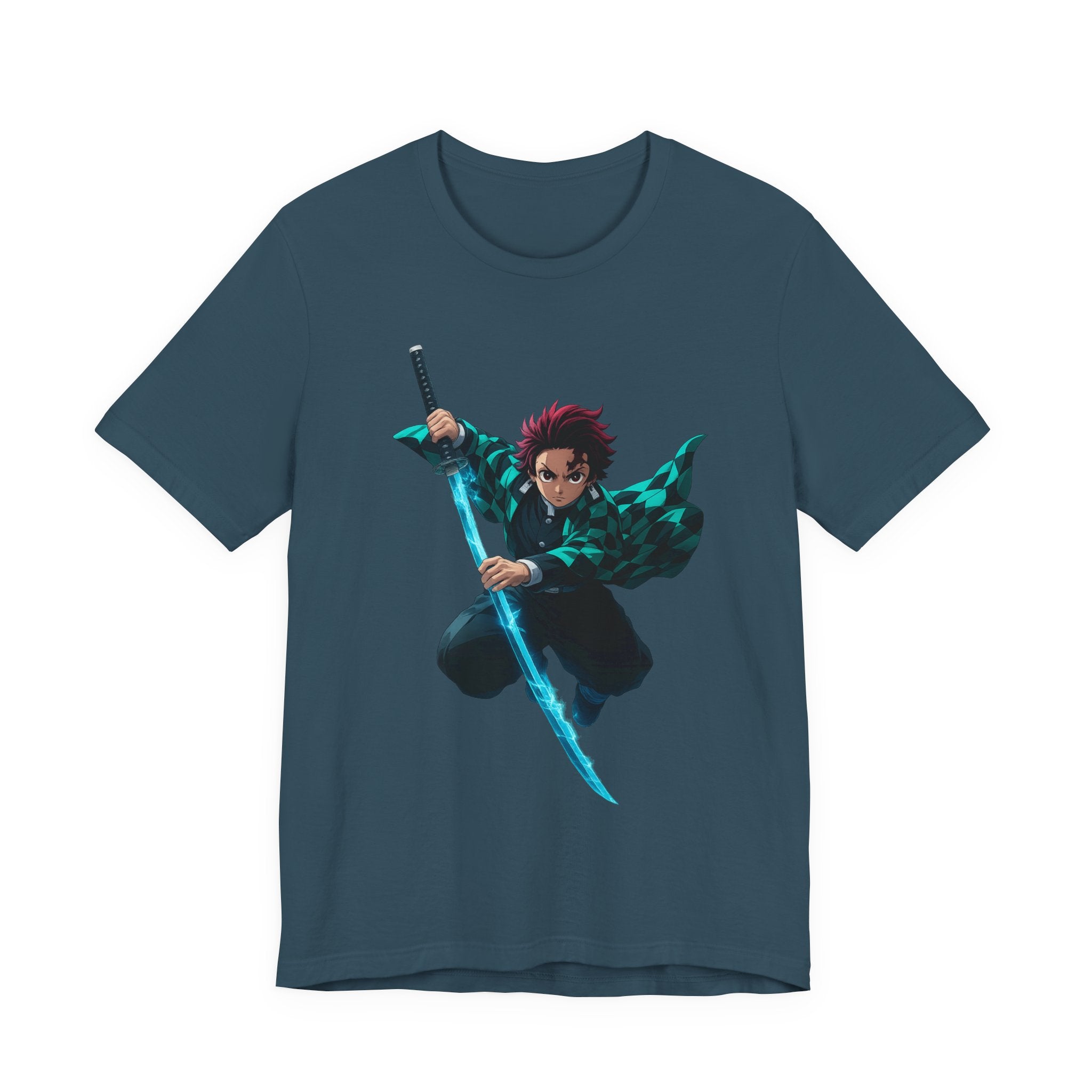 Anime-Inspired Graphic Tee, Unisex Jersey Short Sleeve Tee, Casual Wear, Gift for Fans, Manga Merchandise, Comfortable Style