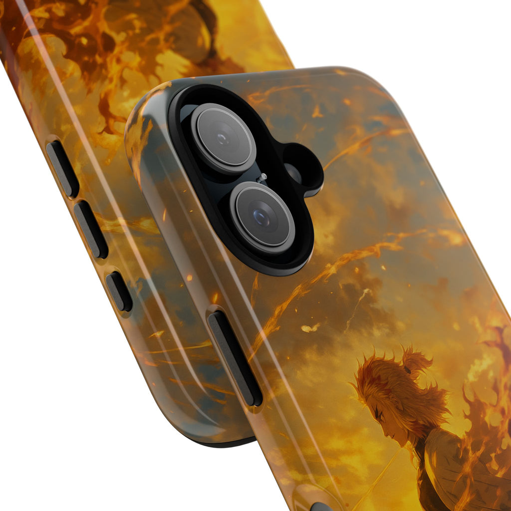 Flame Samurai Phone Case | Sunset Warrior iPhone Case