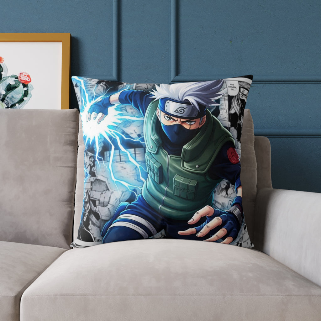 Anime Lightning Pose Pillow | Anime Ninja Manga Collage