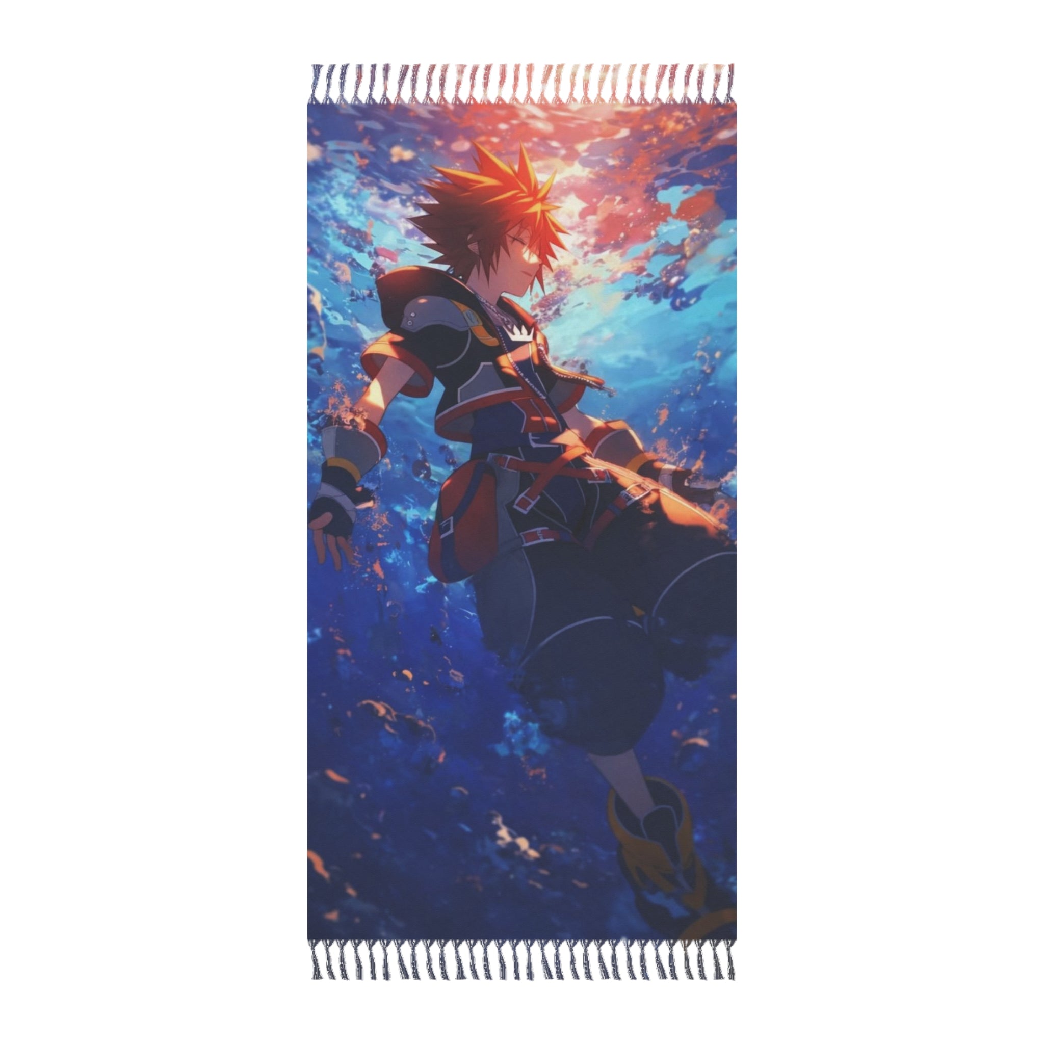 Underwater Fantasy Character Beach Towel