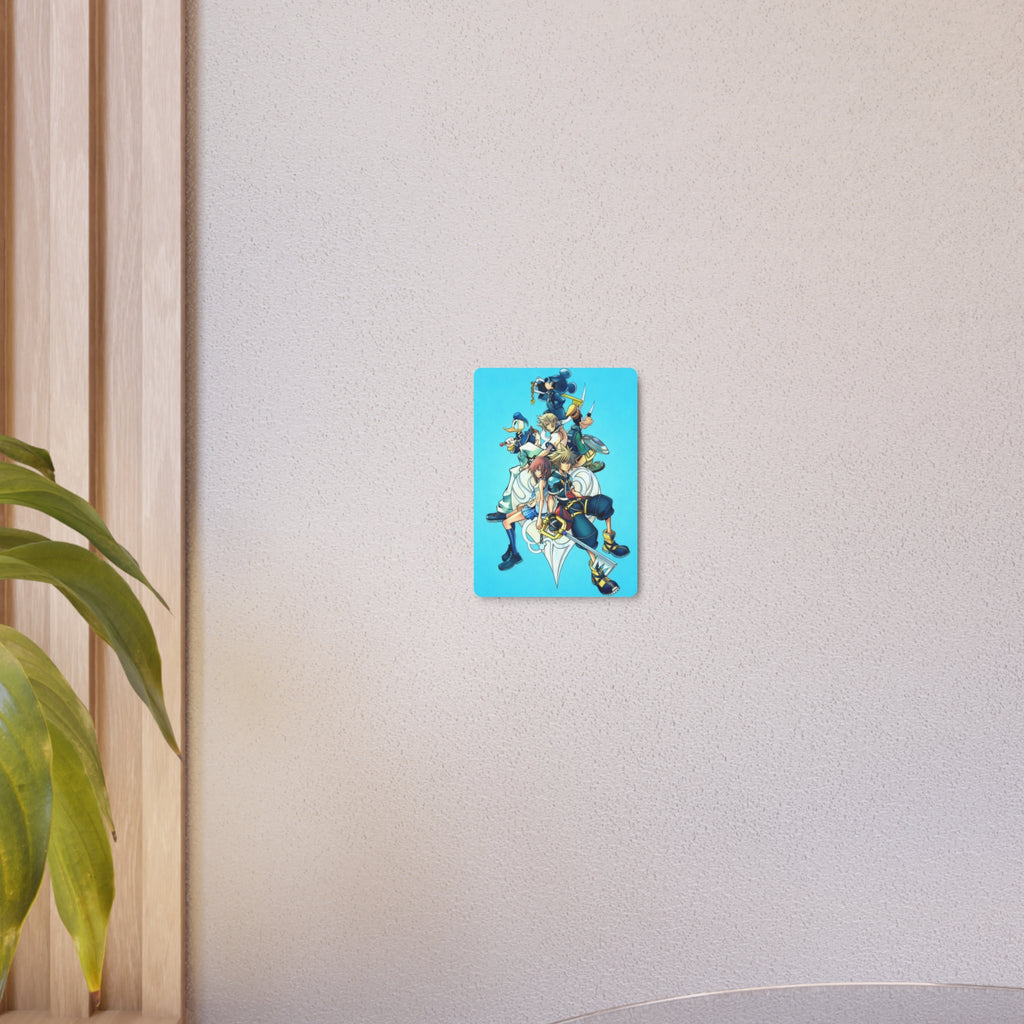 Anime Adventure Characters Metal Art Sign | Decorative Wall Plaque