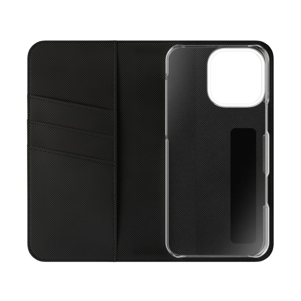Anime Landscape Flip Phone Case — Fantasy Sunset Genshin-Style Wallet Cover