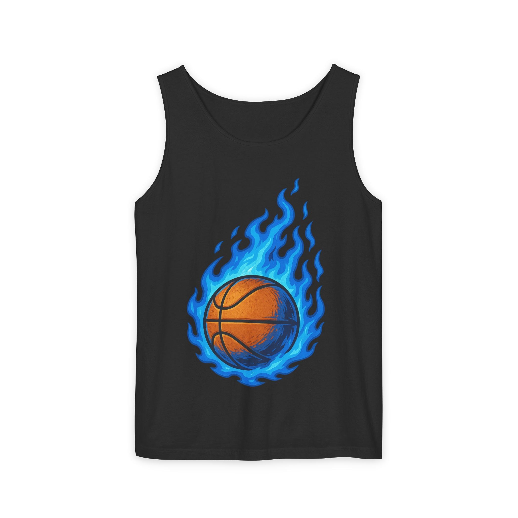 Basketball Blaze Tank Top - Perfect for Sports, Workout, Gift for Athletes, Summer Style, Workout Gear, METEOR Inspired