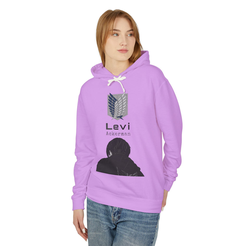 Levi Ackermann silhouette Hoodie | Scout Regiment emblem, anime sweatshirt