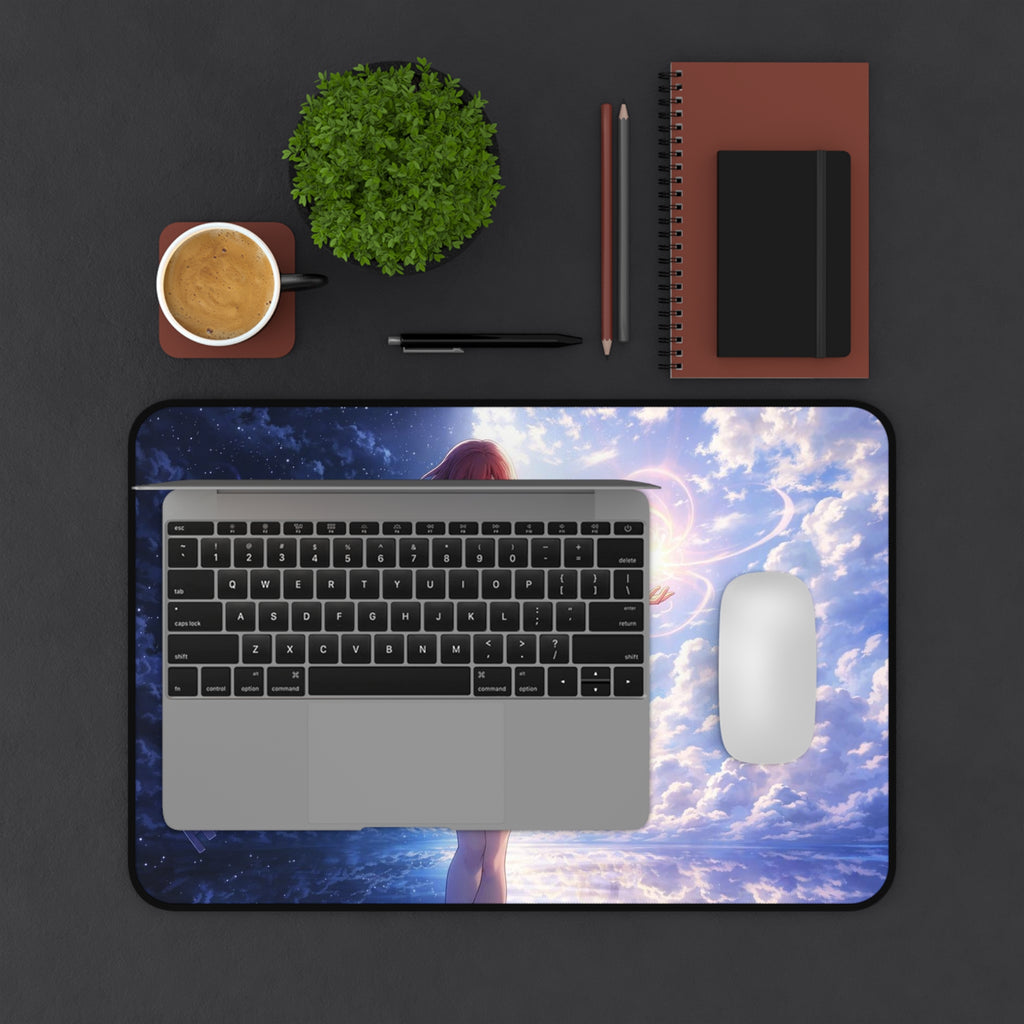 Anime blade Girl Desk Mat — Fantasy Sky Gaming Mouse Pad 