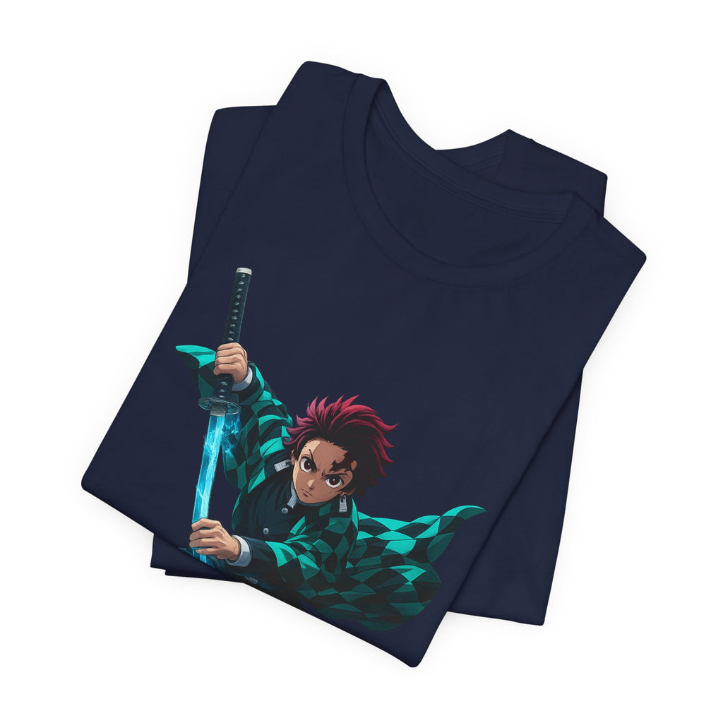 Anime-Inspired Graphic Tee, Unisex Jersey Short Sleeve Tee, Casual Wear, Gift for Fans, Manga Merchandise, Comfortable Style