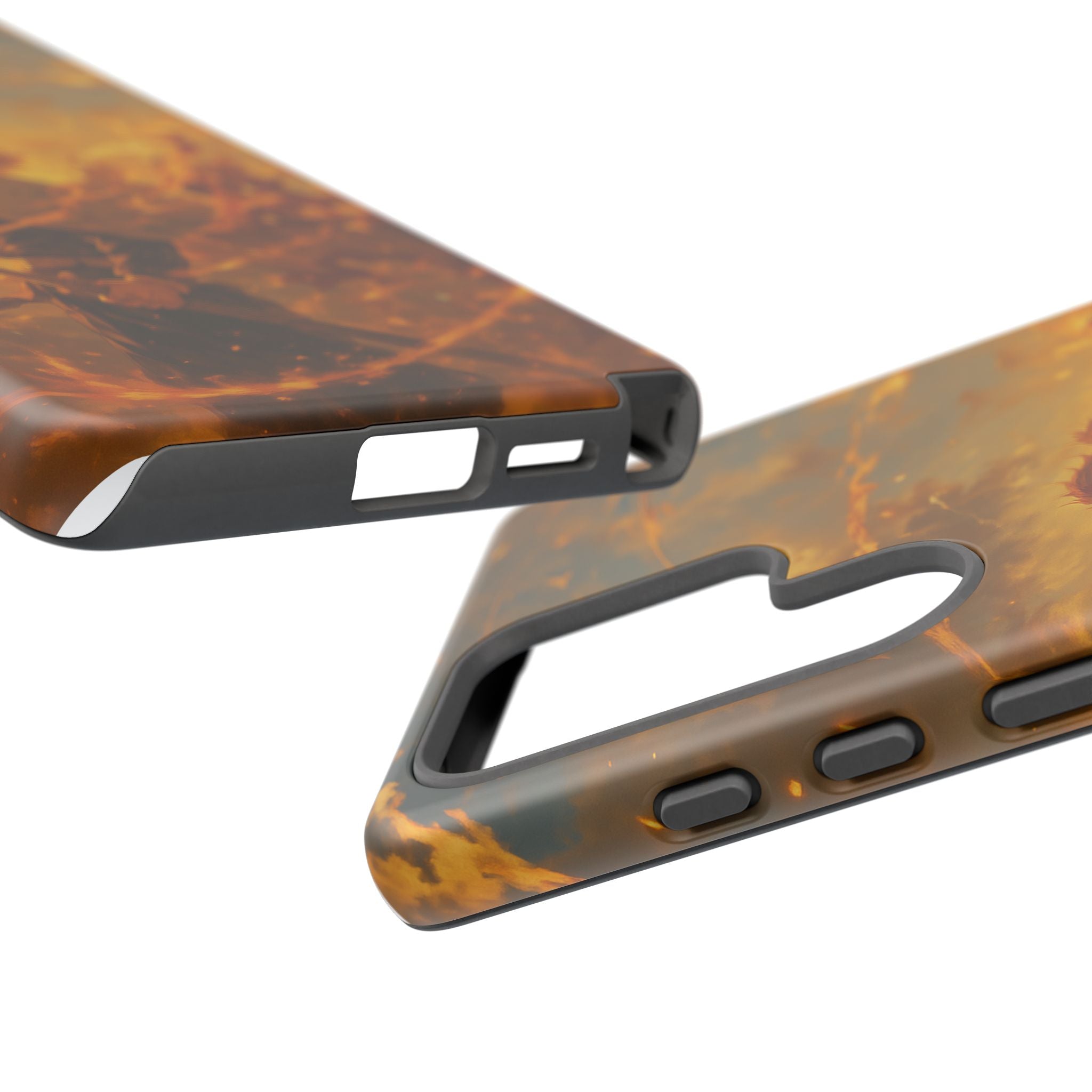 Flame Samurai Phone Case | Sunset Warrior iPhone Case