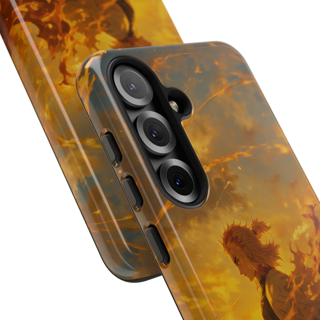 Flame Samurai Phone Case | Sunset Warrior iPhone Case