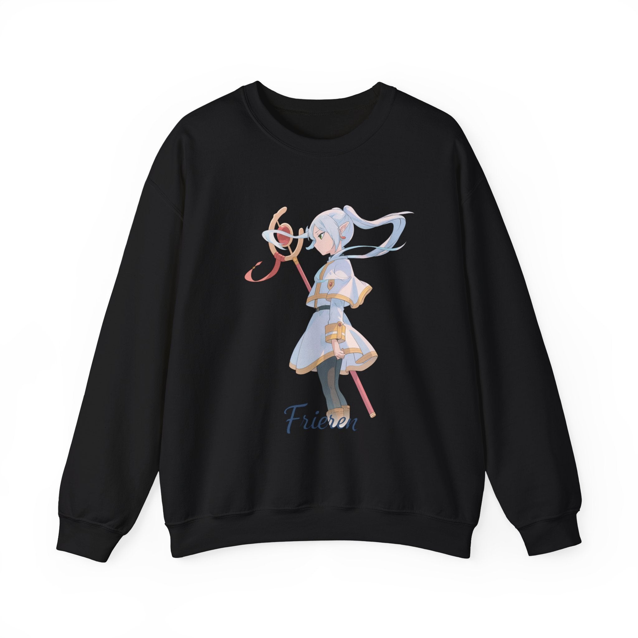 Chibi Anime Girl Illustration Sweatshirt | Pastel Magic Ribbon