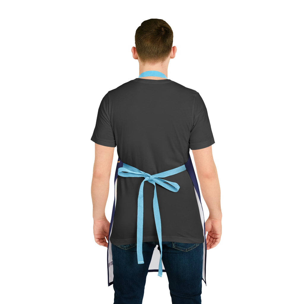 Rainbow Silhouette Characters Apron | Colorful Gaming Key Art