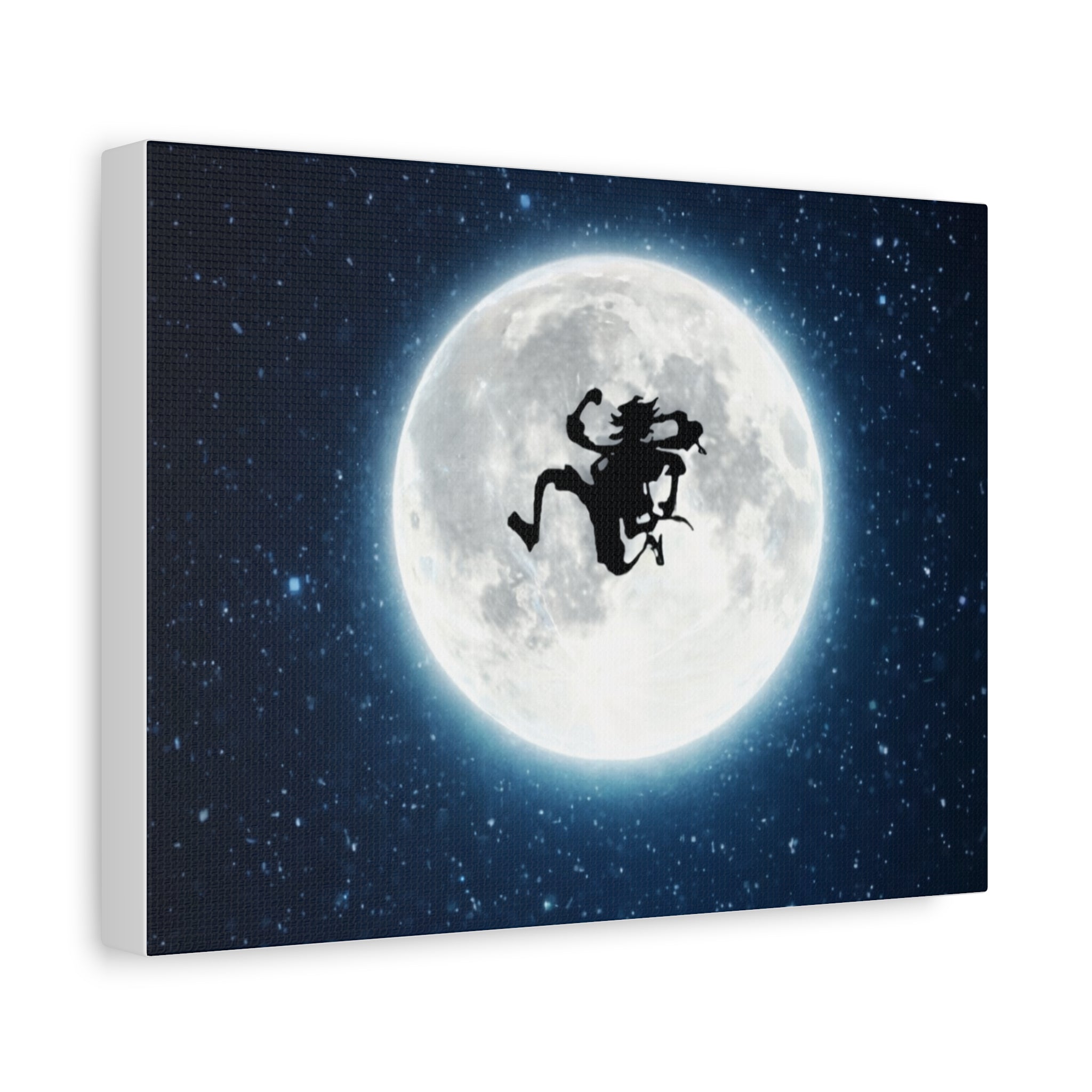 Witch Silhouette Moon Matte Canvas