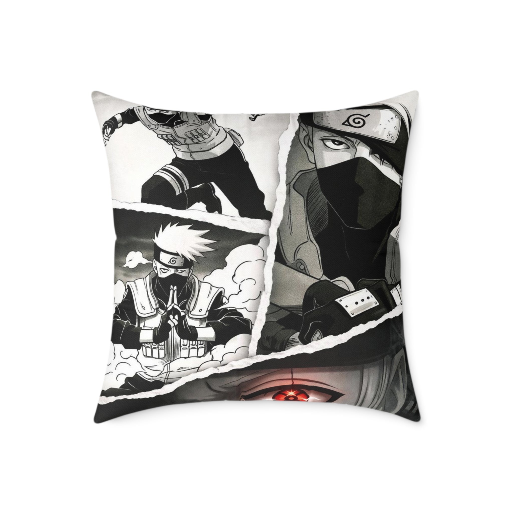 Anime Lightning Pose Pillow | Anime Ninja Manga Collage