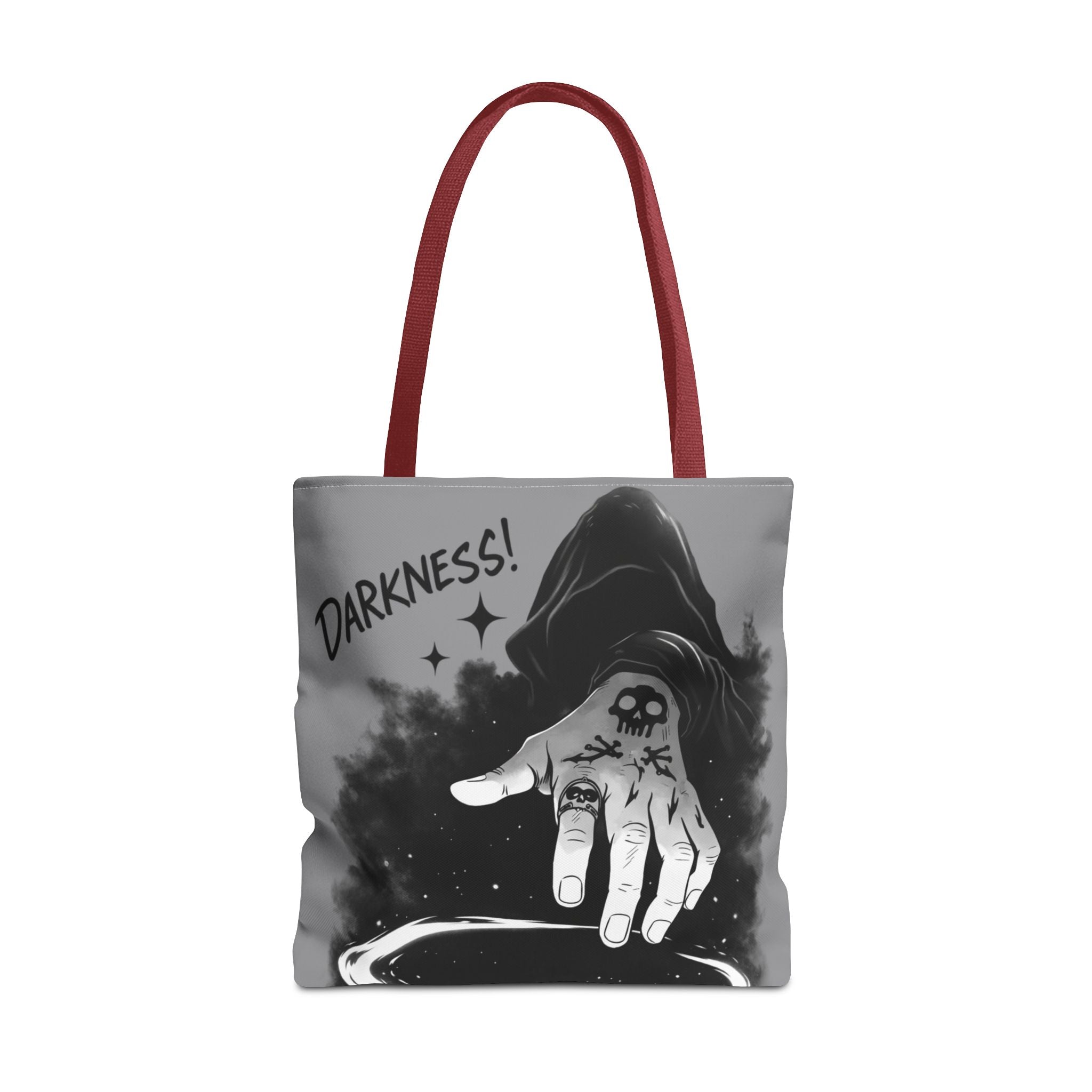 Darkness Hand Illustration Tote Bag | Gothic Spellcaster Design