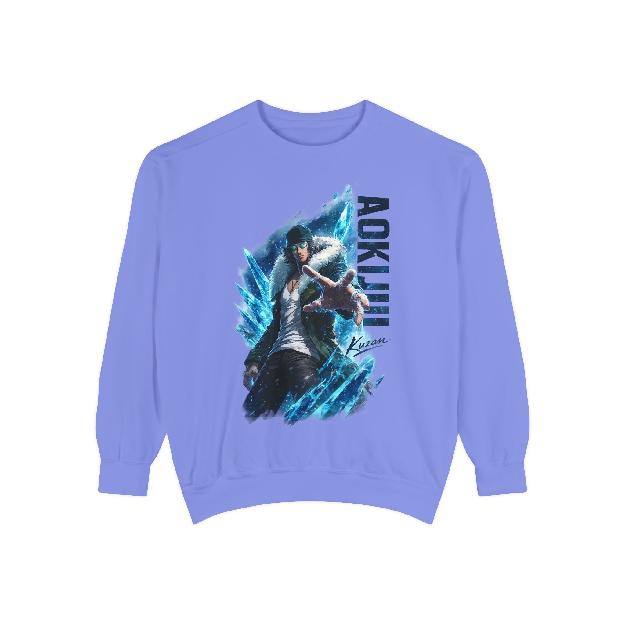 Aokiji Ice Admiral Illustration Sweatshirt | Anime Marine Navarch