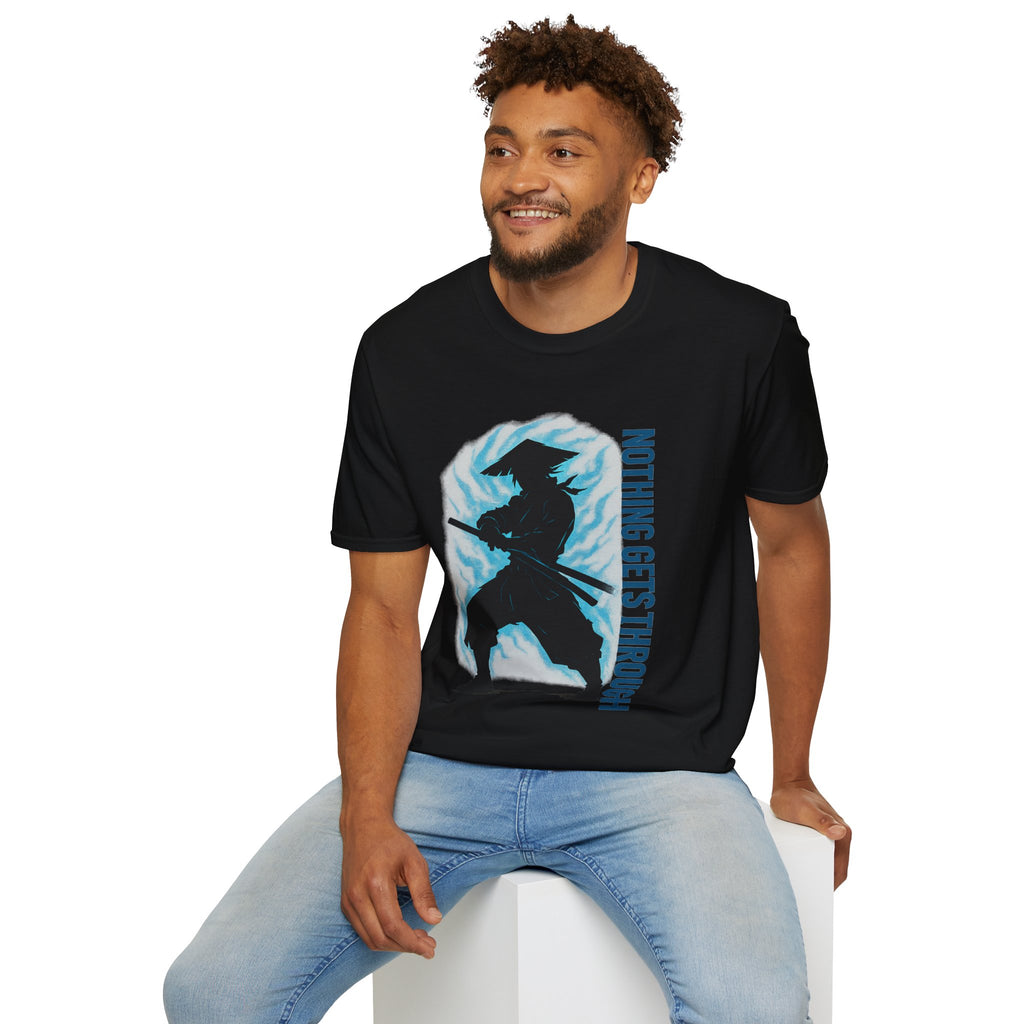 Nothing Gets Through Anime Shadow Tee  Silent Strength Unisex Shirt
