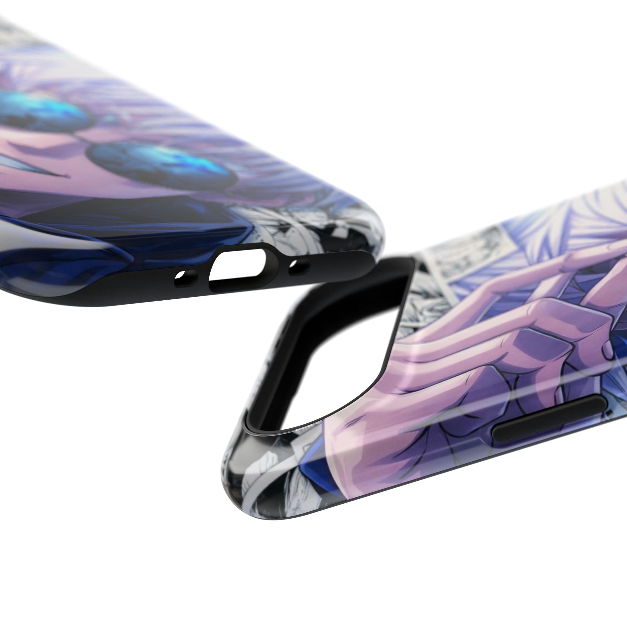 Anime Character Impact-Resistant Phone Case — Stylish Sunglasses Manga Design