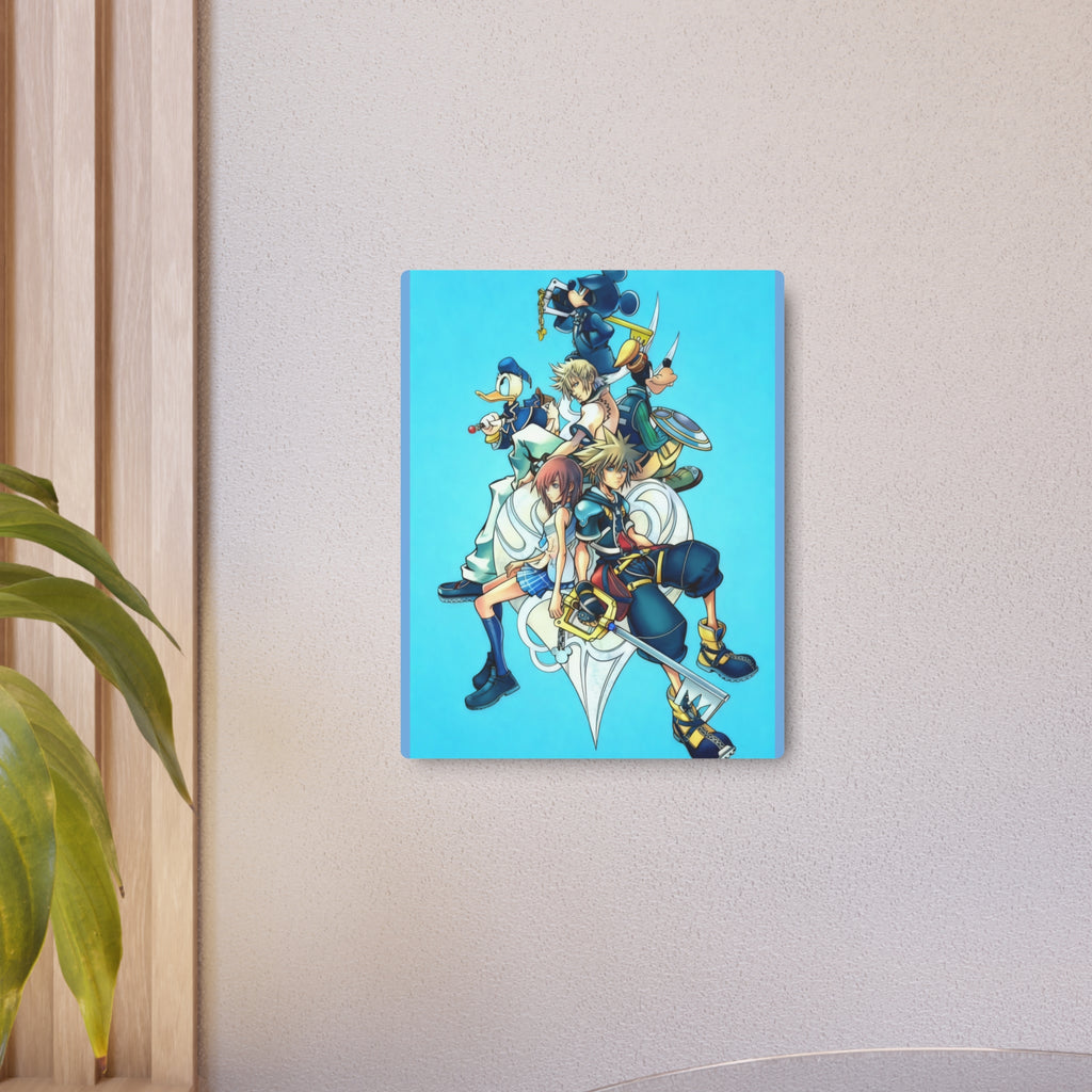 Anime Adventure Characters Metal Art Sign | Decorative Wall Plaque