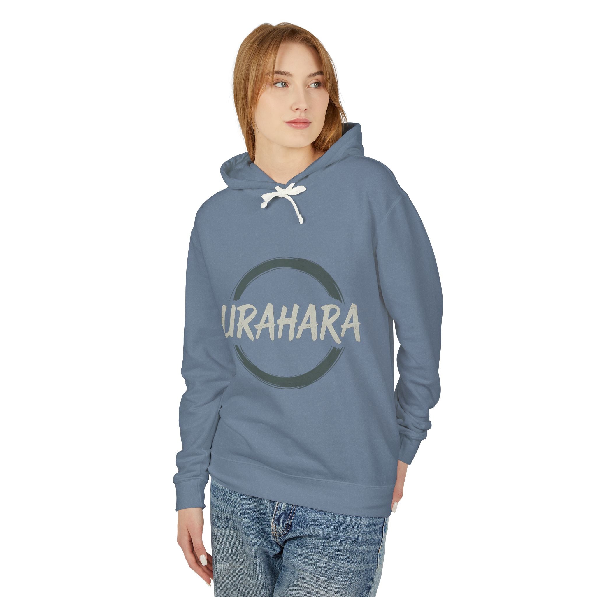 Unisex Lightweight Hooded Sweatshirt with URAHARA Design, Anime Fan Apparel, Casual Streetwear, Gift for Manga Lovers, Cozy Hoodie