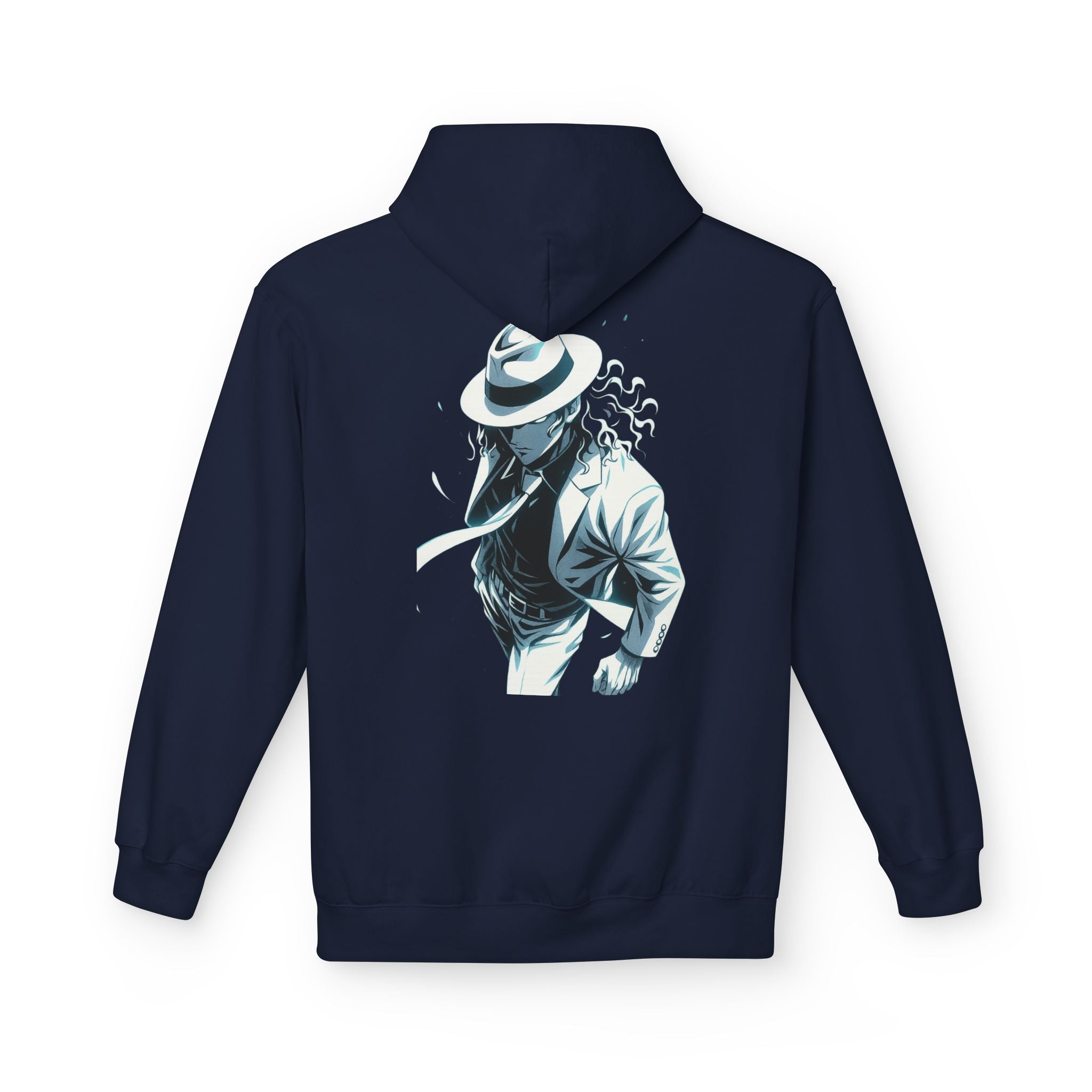 Stylish Unisex Fleece Hoodie with MUZAN Design, Perfect for Casual Wear, Gifts, Anime Fans, Cozy Layering, Unique Apparel