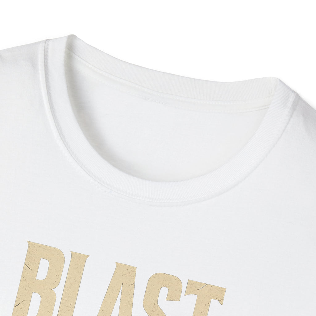 Blast Reality Unisex Softstyle T-Shirt - Graphic Tee, Casual Wear, Gift for Creatives, Art Lovers, Fashion Statement