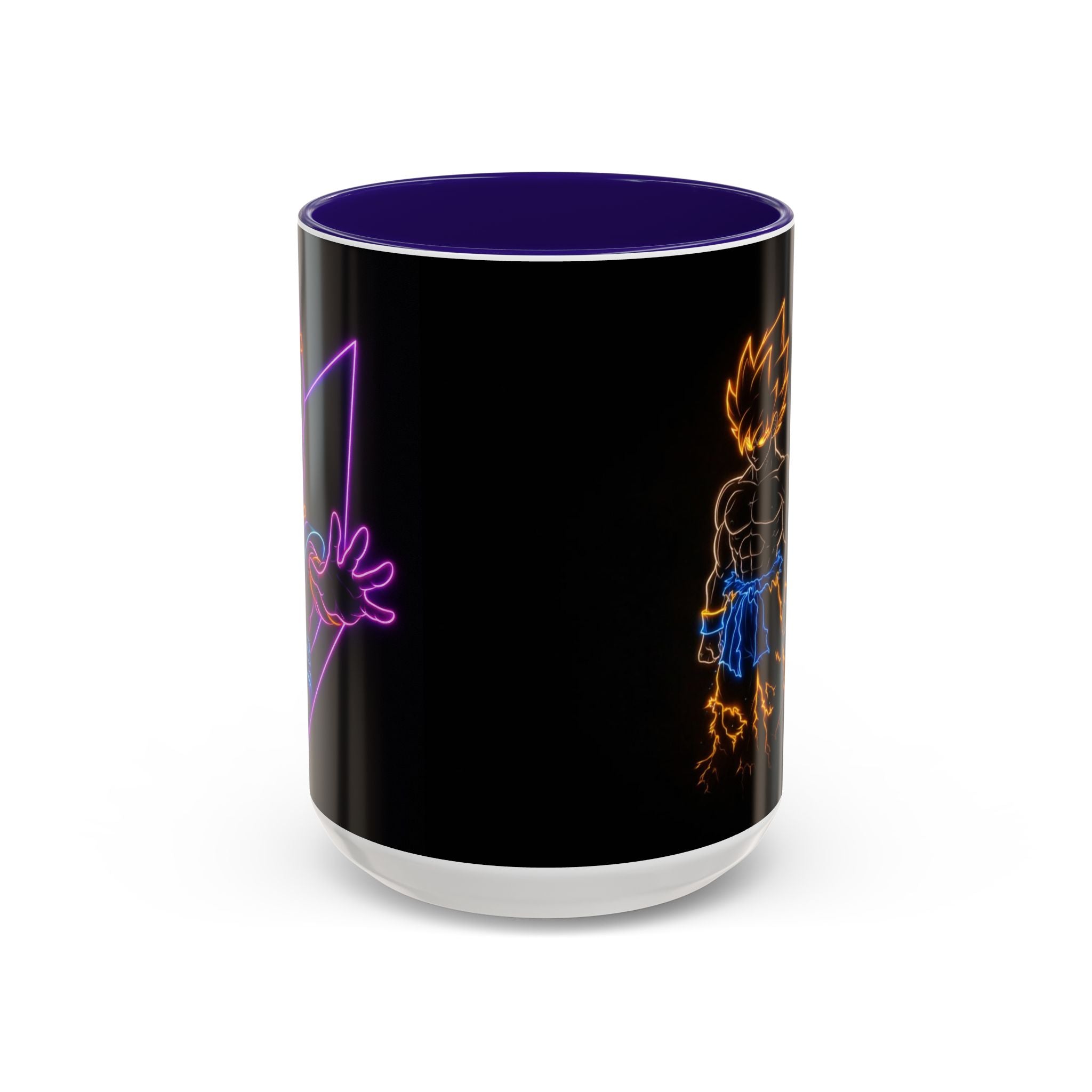 Neon Super Saiyan Mug | Colorful Coffee Cup