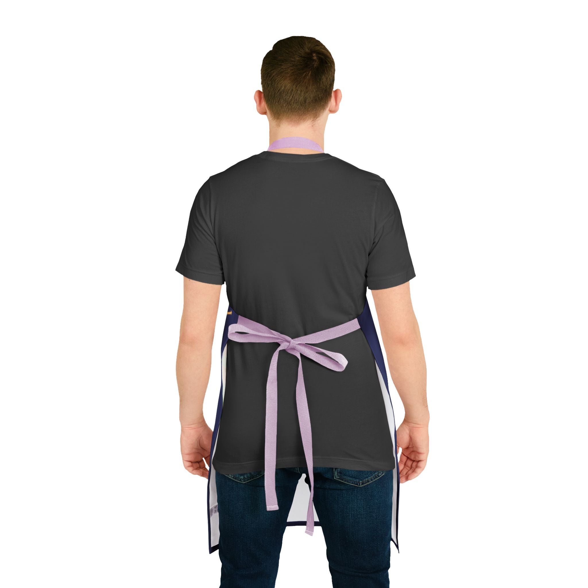 Rainbow Silhouette Characters Apron | Colorful Gaming Key Art