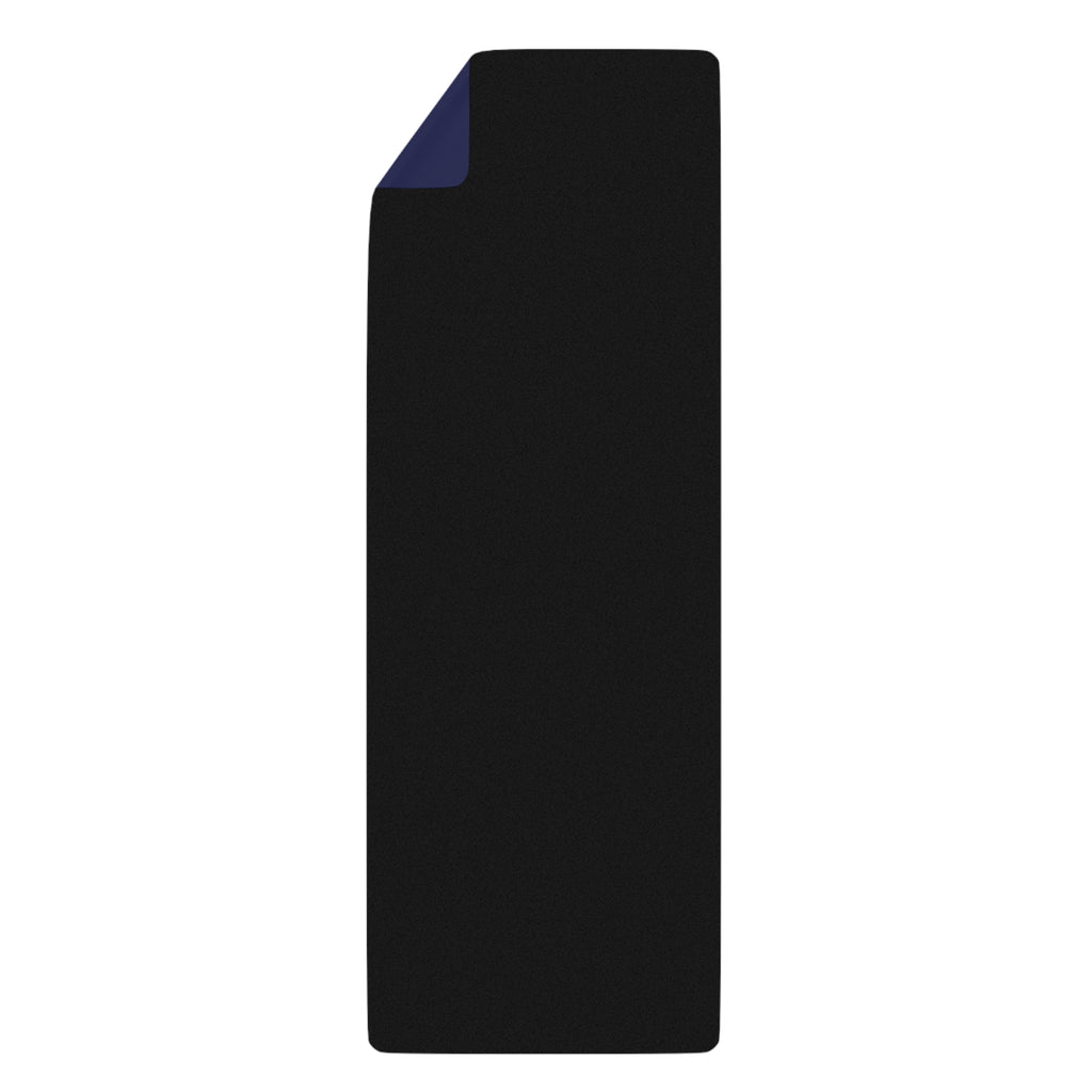 Colorful Yoga Poses Rubber Yoga Mat | Rainbow Silhouette Exercise Mat