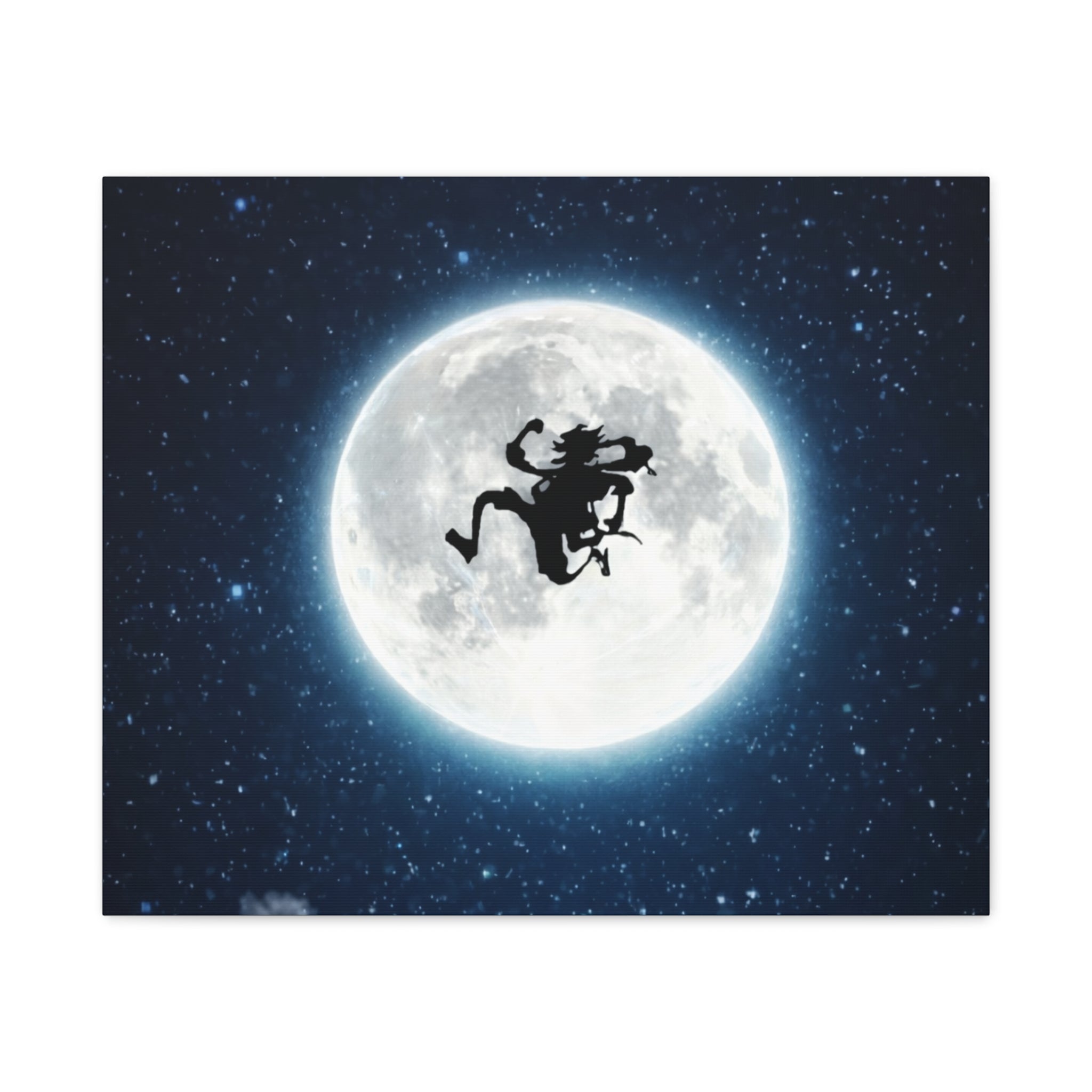 Witch Silhouette Moon Matte Canvas