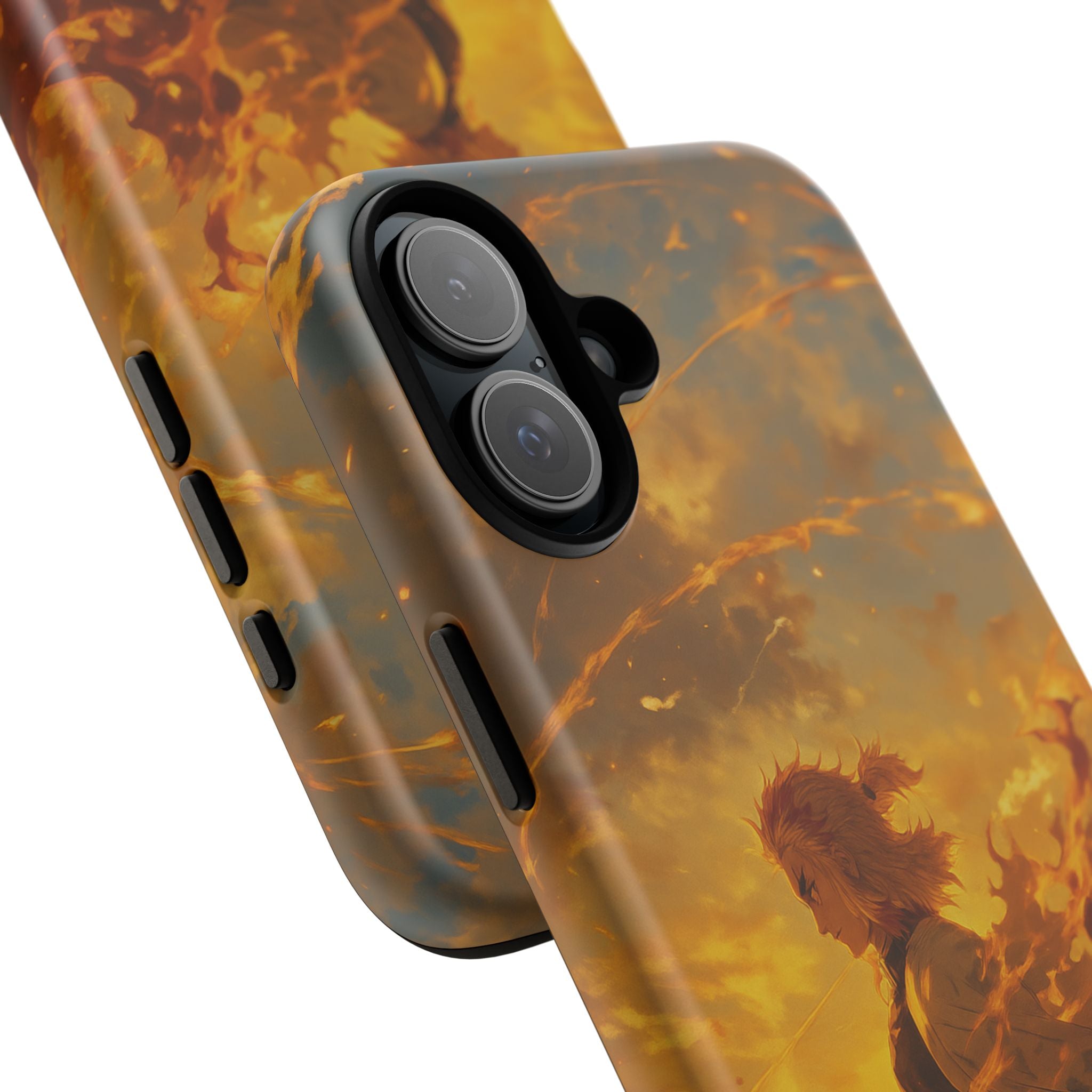 Flame Samurai Phone Case | Sunset Warrior iPhone Case