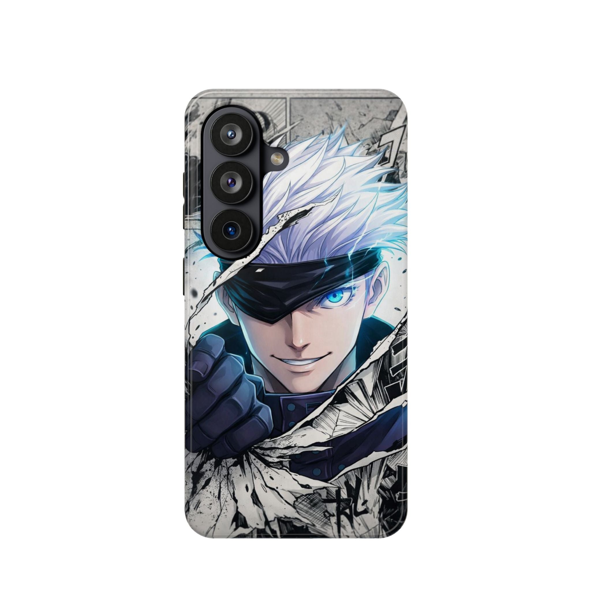Anime Sorcerer Phone Case — Impact-Resistant Protective Cover