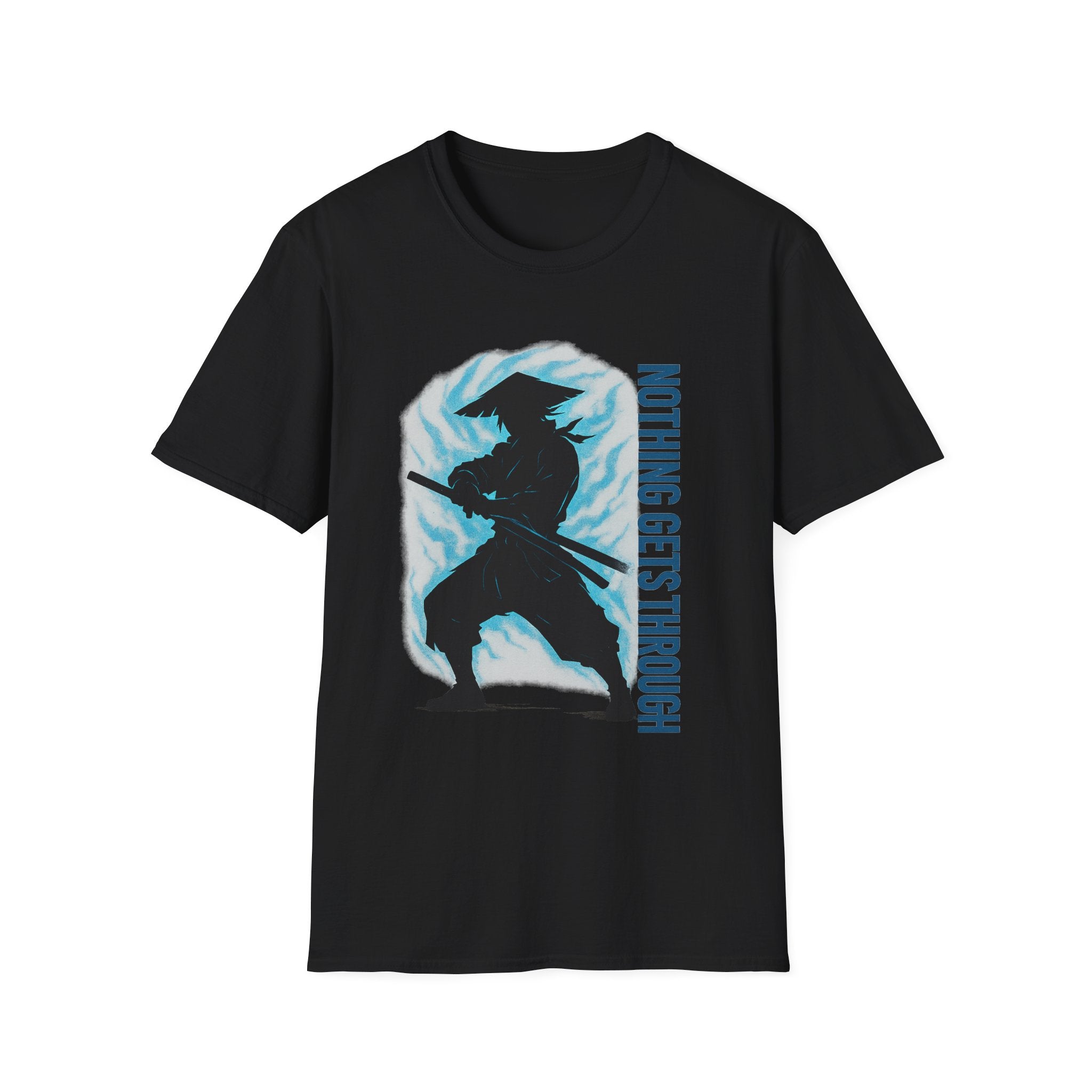 Nothing Gets Through Anime Shadow Tee  Silent Strength Unisex Shirt