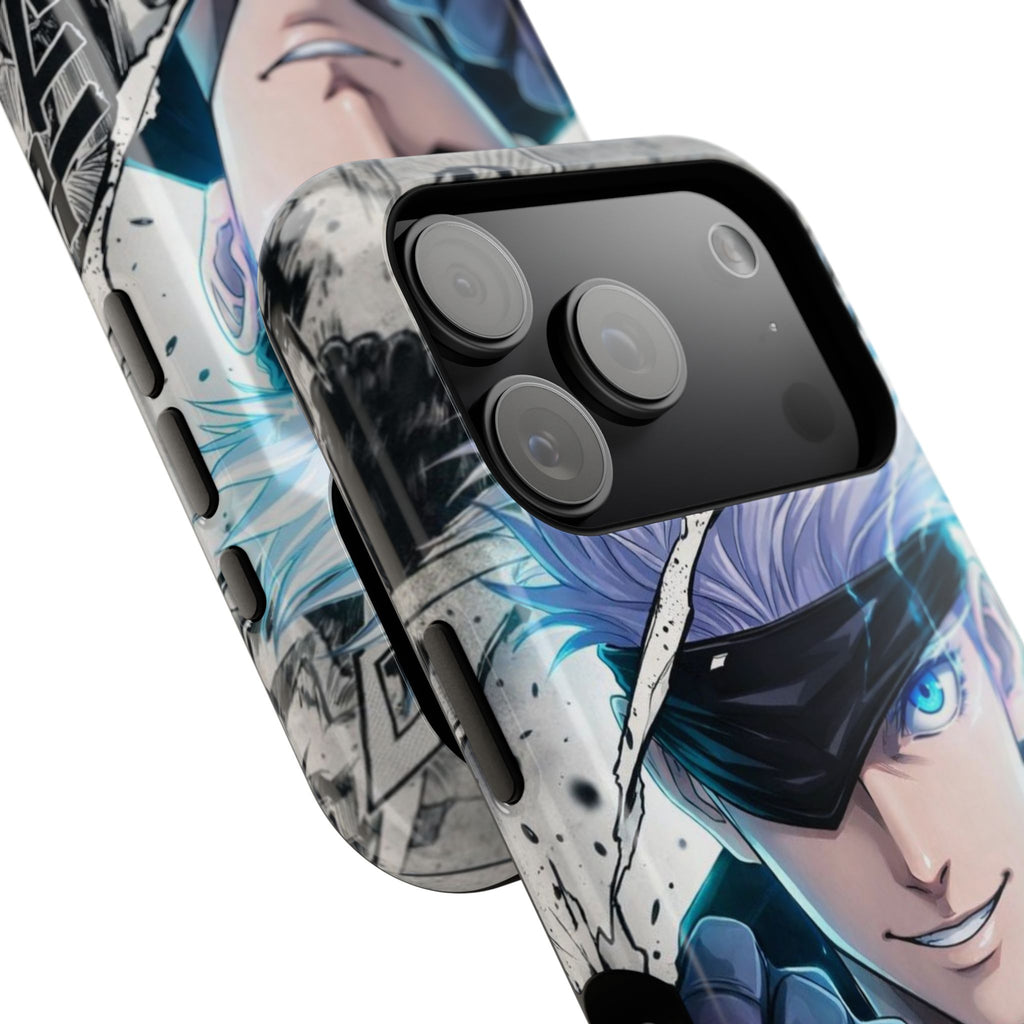 Anime Sorcerer Phone Case — Impact-Resistant Protective Cover
