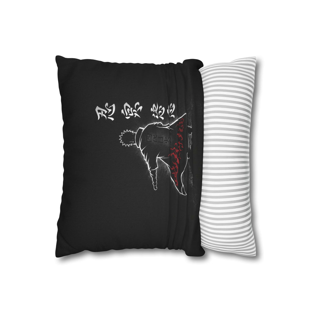 Akatsuki Cloak Ninja Silhouette Pillowcase | Square Polyester Pillowcase