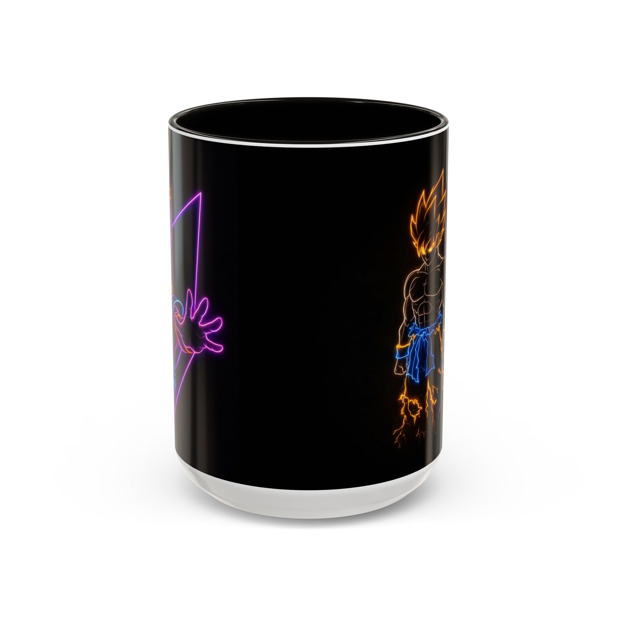 Neon Super Saiyan Mug | Colorful Coffee Cup