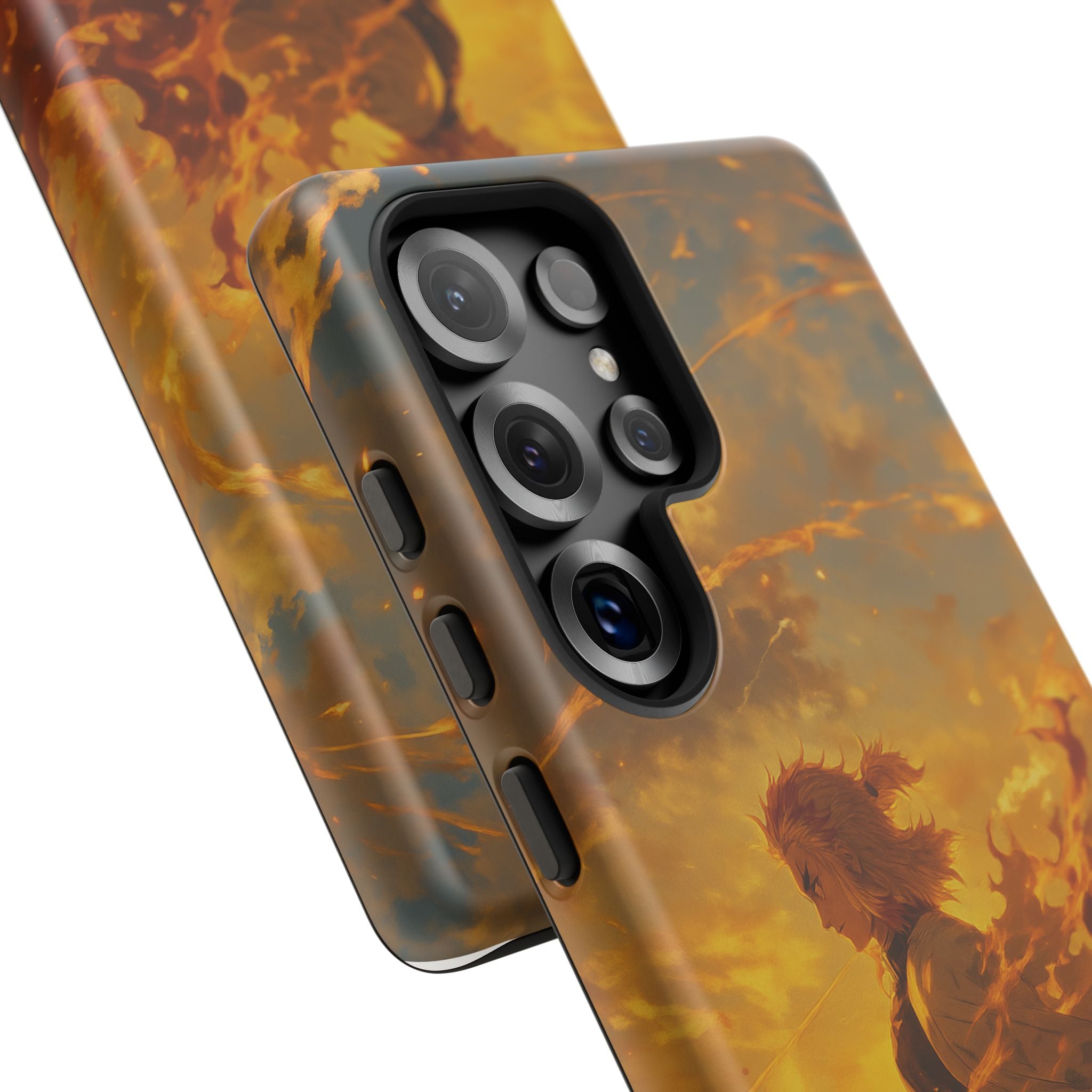 Flame Samurai Phone Case | Sunset Warrior iPhone Case