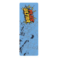 Plus Ultra Anime Explosion rubber yoga mat | blue hero graphic
