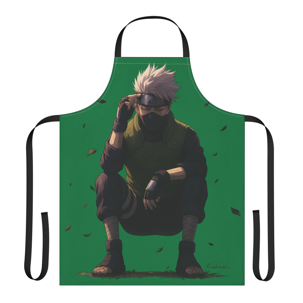 Masked Ninja Character Apron | Anime Kakashi Style Cooking Apron