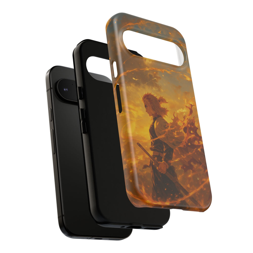 Flame Samurai Phone Case | Sunset Warrior iPhone Case